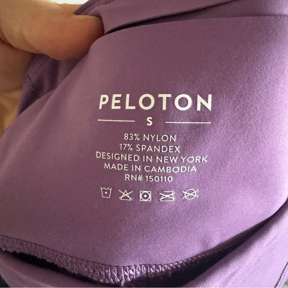 Peloton Women’s Small Purple Capri Leggings - Picture 4 of 6